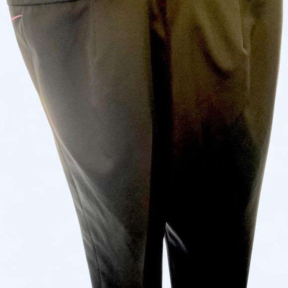 Kasper Classic Black Satin Textured Women's Trousers 10 P - Picture 2 of 4